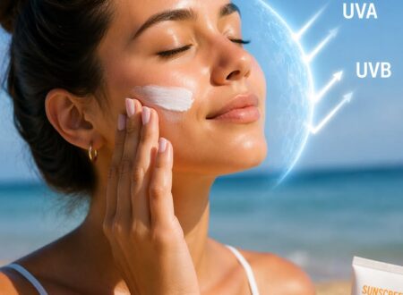 woman applying best sunscreen for oily skin