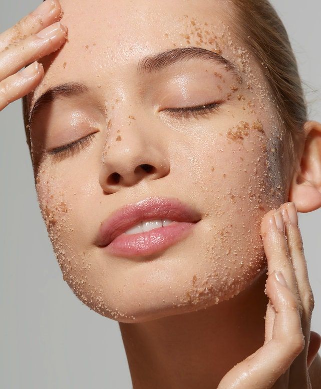 Exfoliation gently for glowing skin