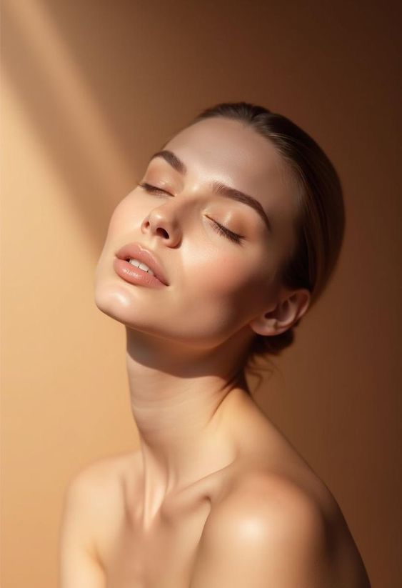 making skin contact to sun directly